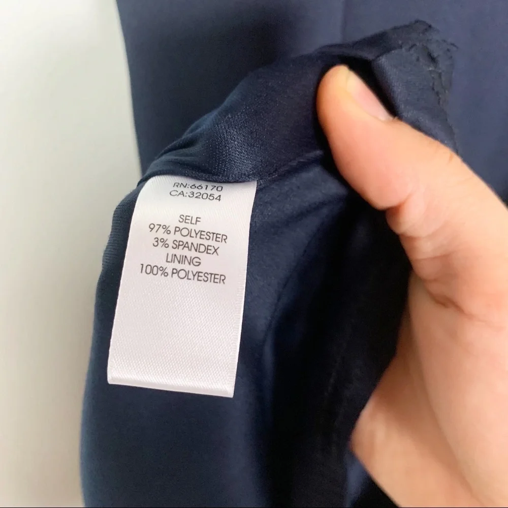 BHLDN Classy Navy Maxi Dress Criss Cross Straps 10 - Picture 12 of 14